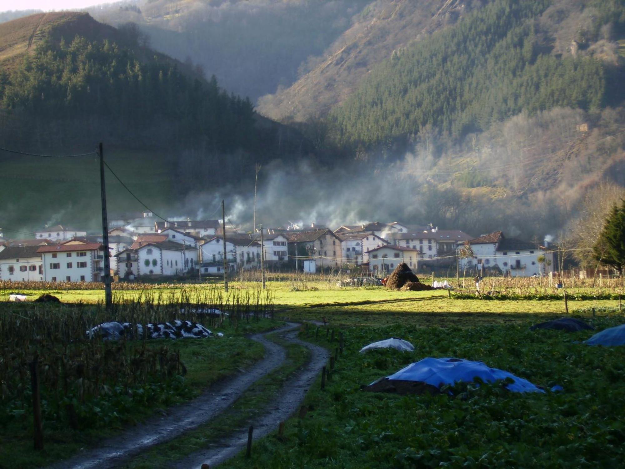 Albergue Olasenea Aterpea Zubieta Exteriér fotografie